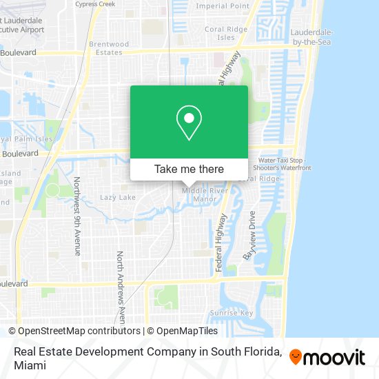 Mapa de Real Estate Development Company in South Florida