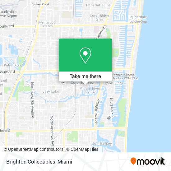 Brighton Collectibles map