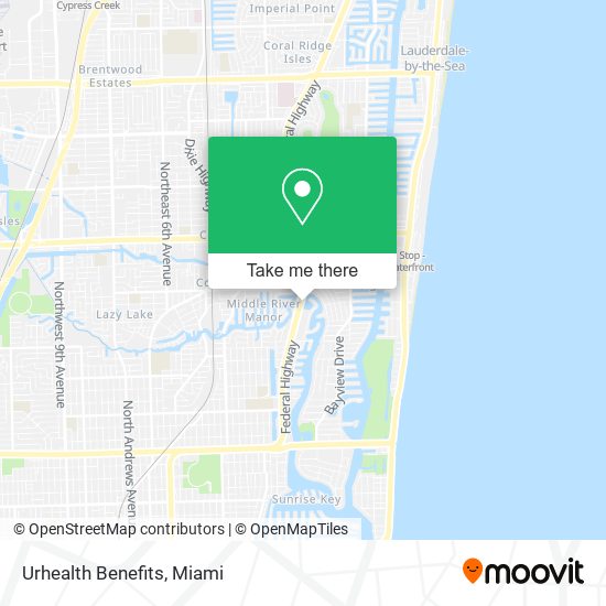 Urhealth Benefits map