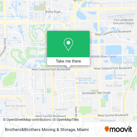 Brothers&Brothers Moving & Storage map