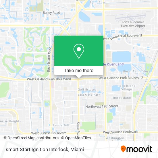 Mapa de smart Start Ignition Interlock