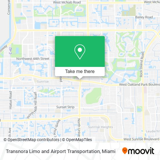 Transnora Limo and Airport Transportation map