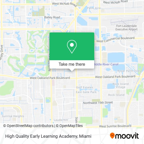 Mapa de High Quality Early Learning Academy