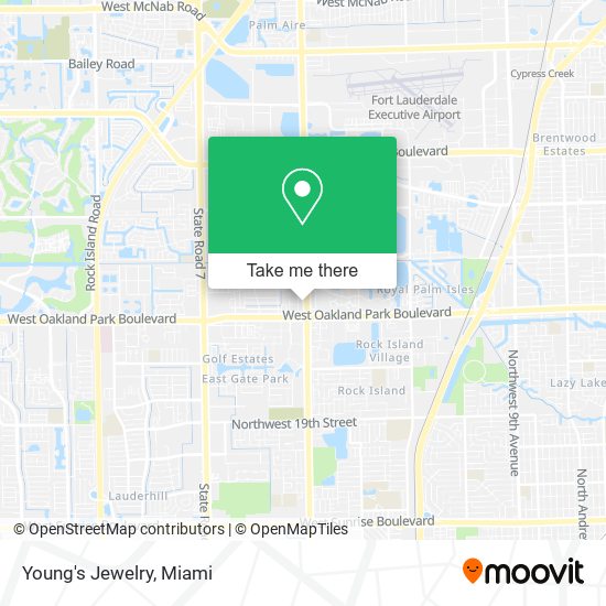 Young's Jewelry map