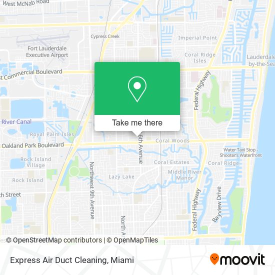 Express Air Duct Cleaning map