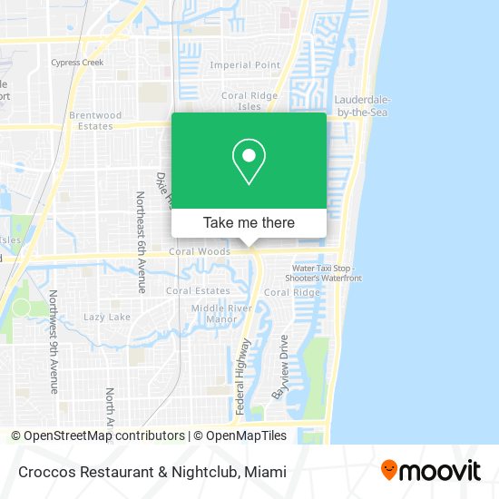 Croccos Restaurant & Nightclub map