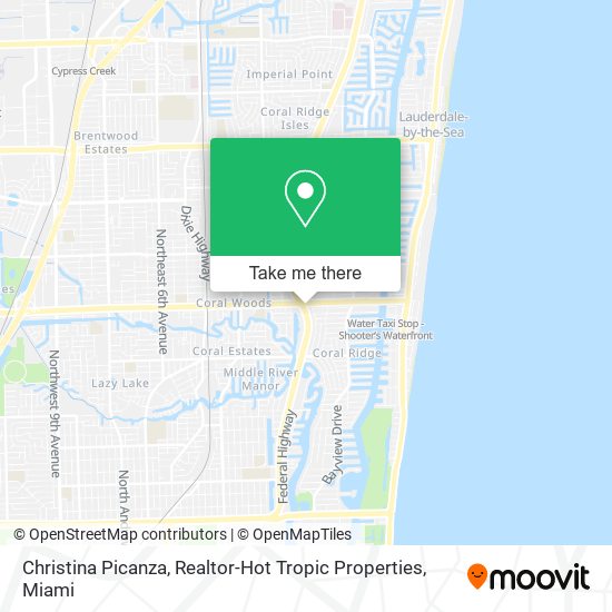 Christina Picanza, Realtor-Hot Tropic Properties map