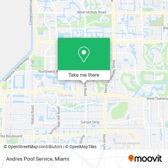 Andres Pool Service map