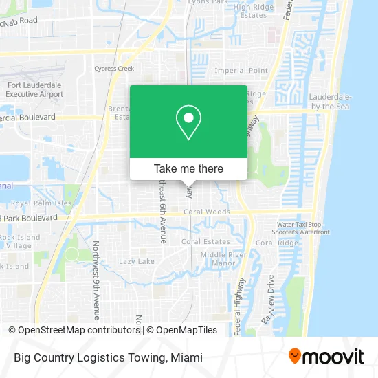 Big Country Logistics Towing map