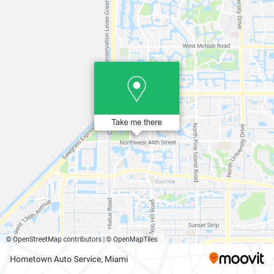 Hometown Auto Service map