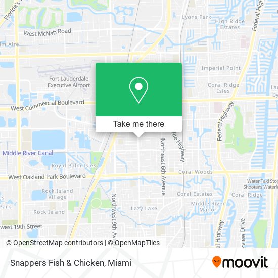 Snappers Fish & Chicken map