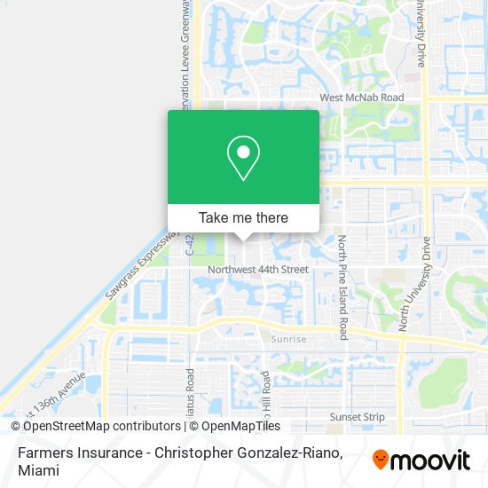 Mapa de Farmers Insurance - Christopher Gonzalez-Riano