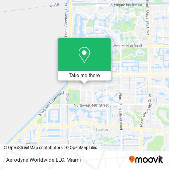 Aerodyne Worldwide LLC map