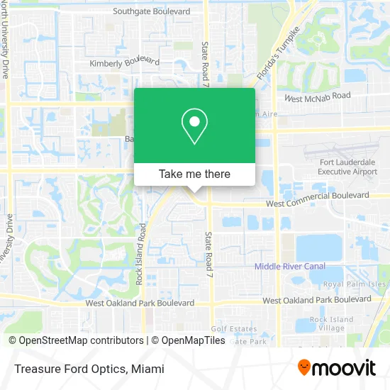 Treasure Ford Optics map