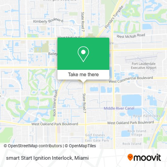 Mapa de smart Start Ignition Interlock