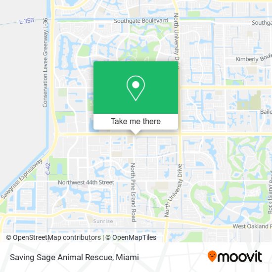 Saving Sage Animal Rescue map