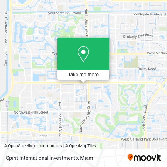 Spirit International Investments map