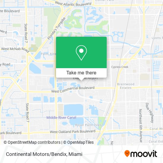 Continental Motors/Bendix map