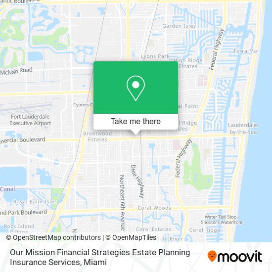 Our Mission Financial Strategies Estate Planning Insurance Services map