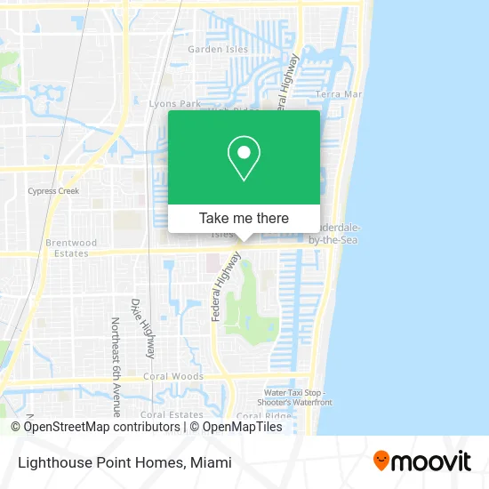 Lighthouse Point Homes map