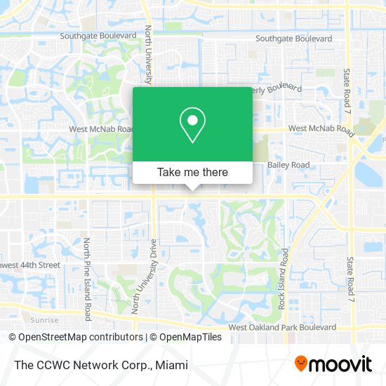 The CCWC Network Corp. map