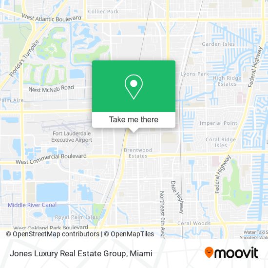 Jones Luxury Real Estate Group map