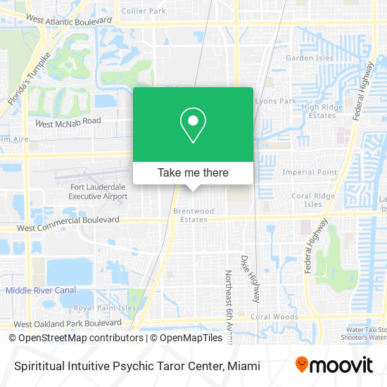 Spirititual Intuitive Psychic Taror Center map