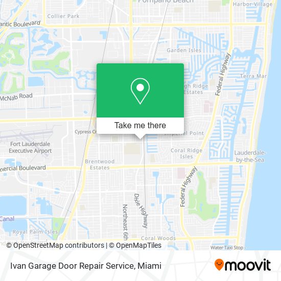Ivan Garage Door Repair Service map
