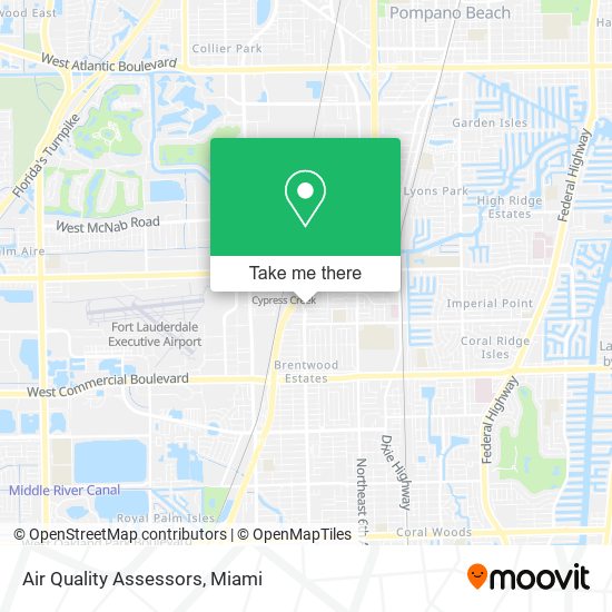 Mapa de Air Quality Assessors