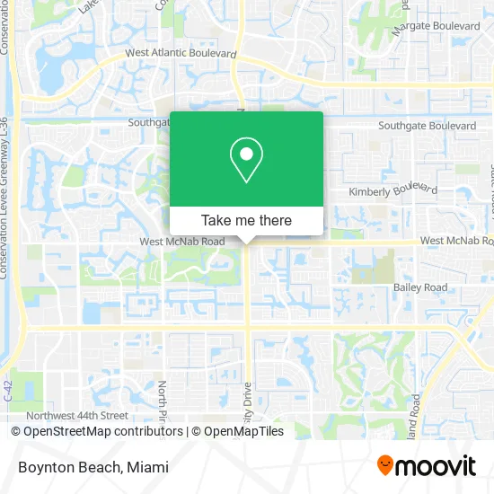 Boynton Beach map