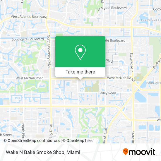 Wake N Bake Smoke Shop map