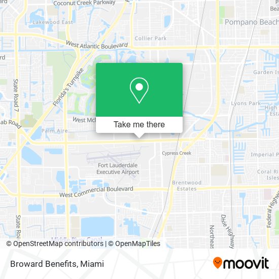 Mapa de Broward Benefits