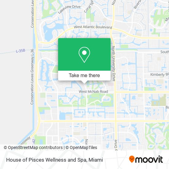 House of Pisces Wellness and Spa map