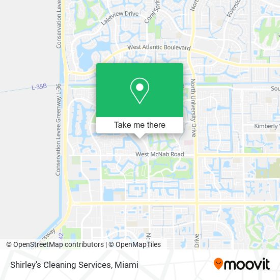 Mapa de Shirley's Cleaning Services