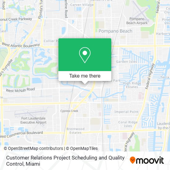 Mapa de Customer Relations Project Scheduling and Quality Control