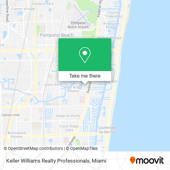 Mapa de Keller Williams Realty Professionals