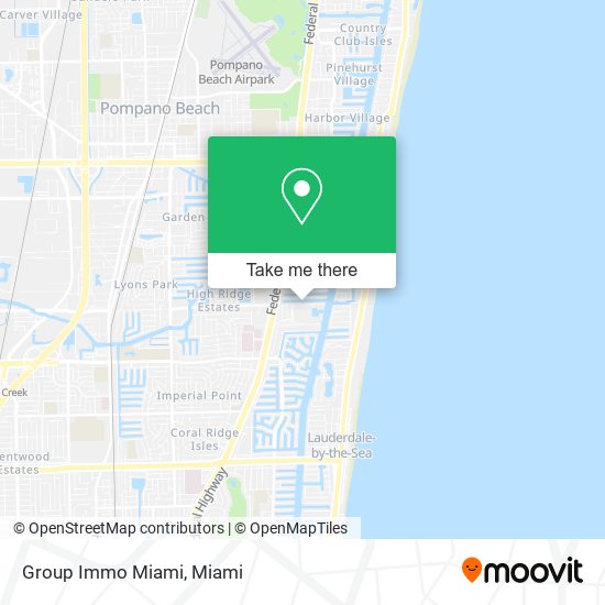 Mapa de Group Immo Miami