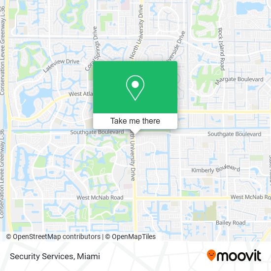 Security Services map