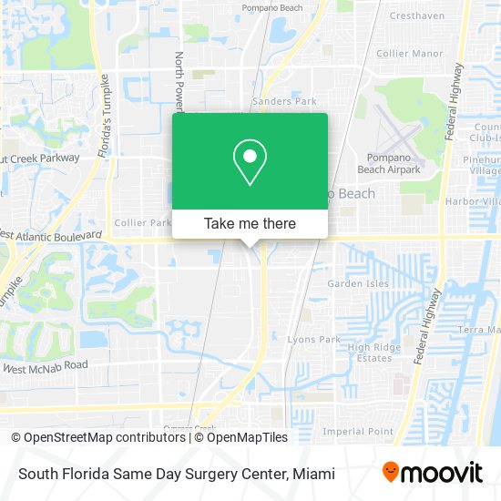 Mapa de South Florida Same Day Surgery Center