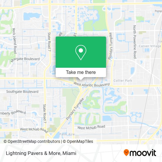 Lightning Pavers & More map
