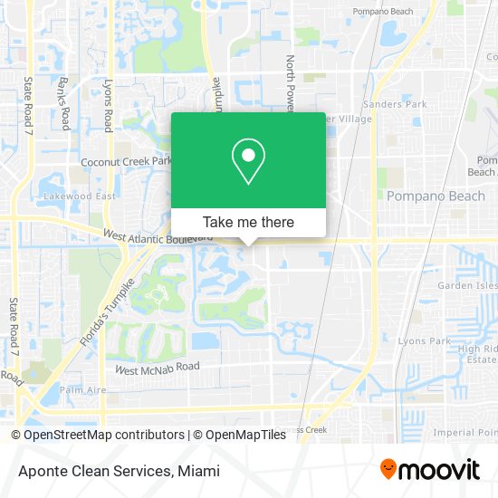 Aponte Clean Services map