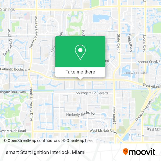 smart Start Ignition Interlock map