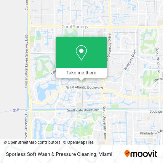 Spotless Soft Wash & Pressure Cleaning map