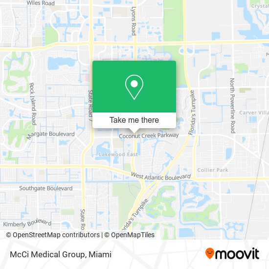 Mapa de McCi Medical Group