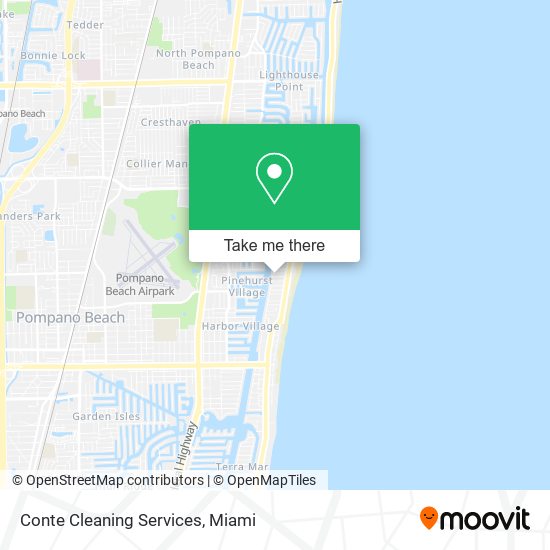 Conte Cleaning Services map