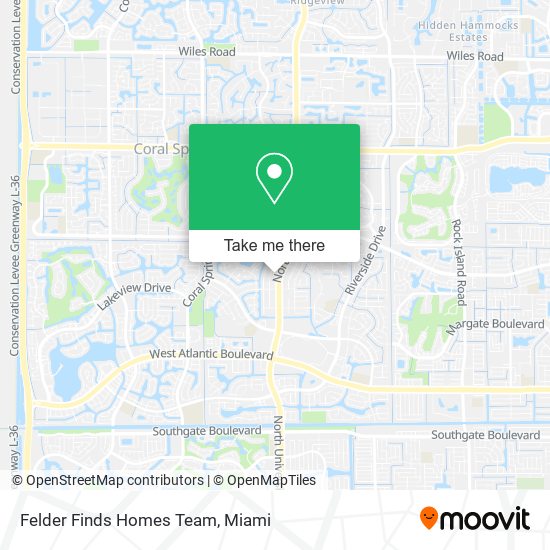 Mapa de Felder Finds Homes Team