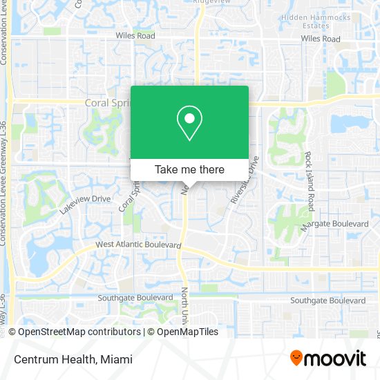 Centrum Health map