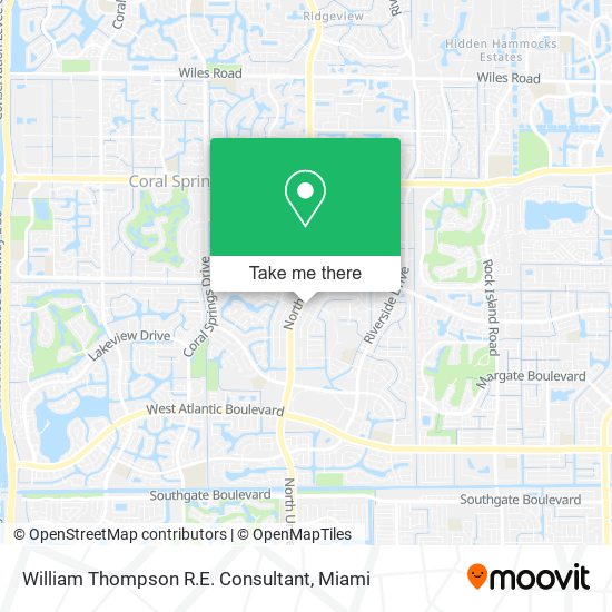 William Thompson R.E. Consultant map