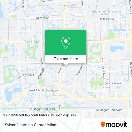 Sylvan Learning Center map
