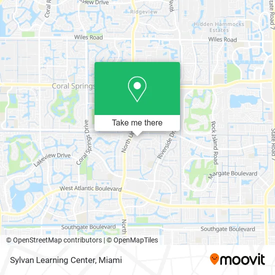 Mapa de Sylvan Learning Center